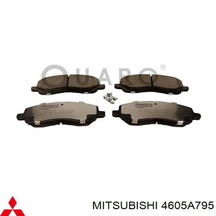 Compre 4605A795 Mitsubishi Sapatas do freio dianteiras de disco