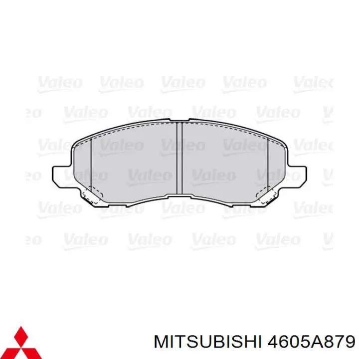 Купить 4605A879 Mitsubishi Колодки тормозные
