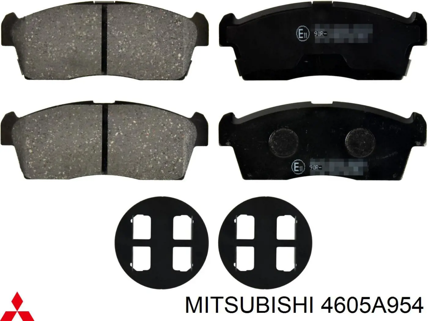 Передние тормозные колодки 4605A954 Mitsubishi