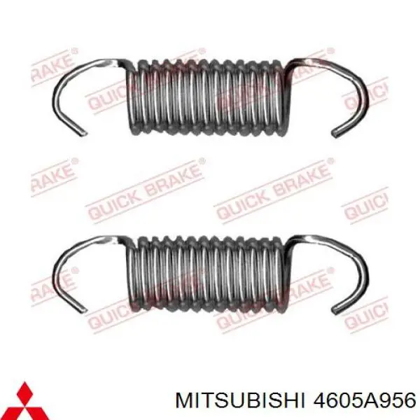 4605A956 Mitsubishi suporte do freio traseiro direito