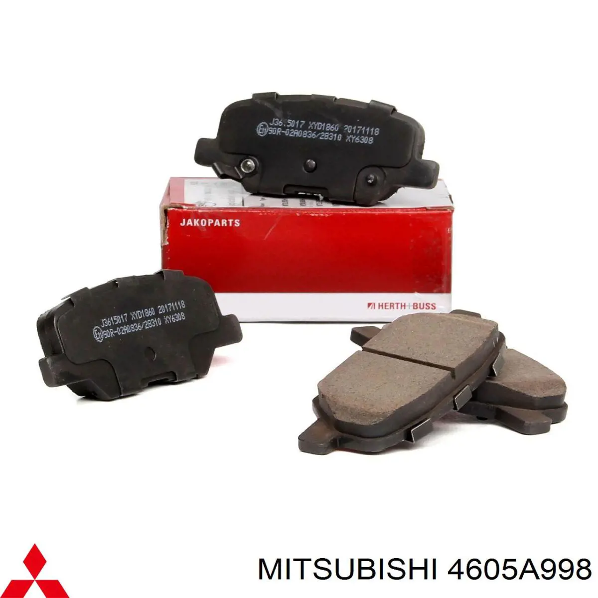 Задние дисковые колодки Mitsubishi 4605A998