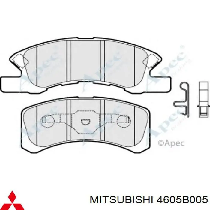 Pastillas de freno delanteras 4605B005 Mitsubishi