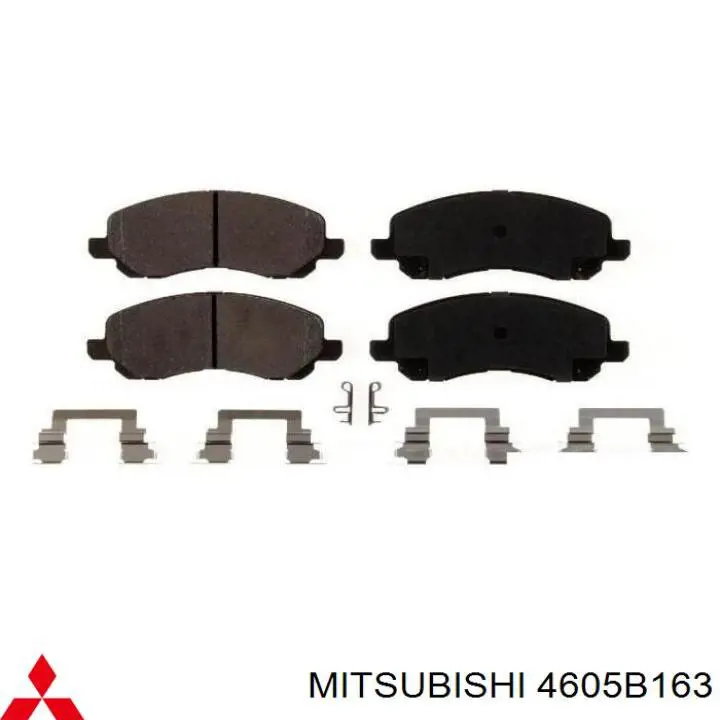 Колодки тормозные передние дисковые MITSUBISHI 4605B163
