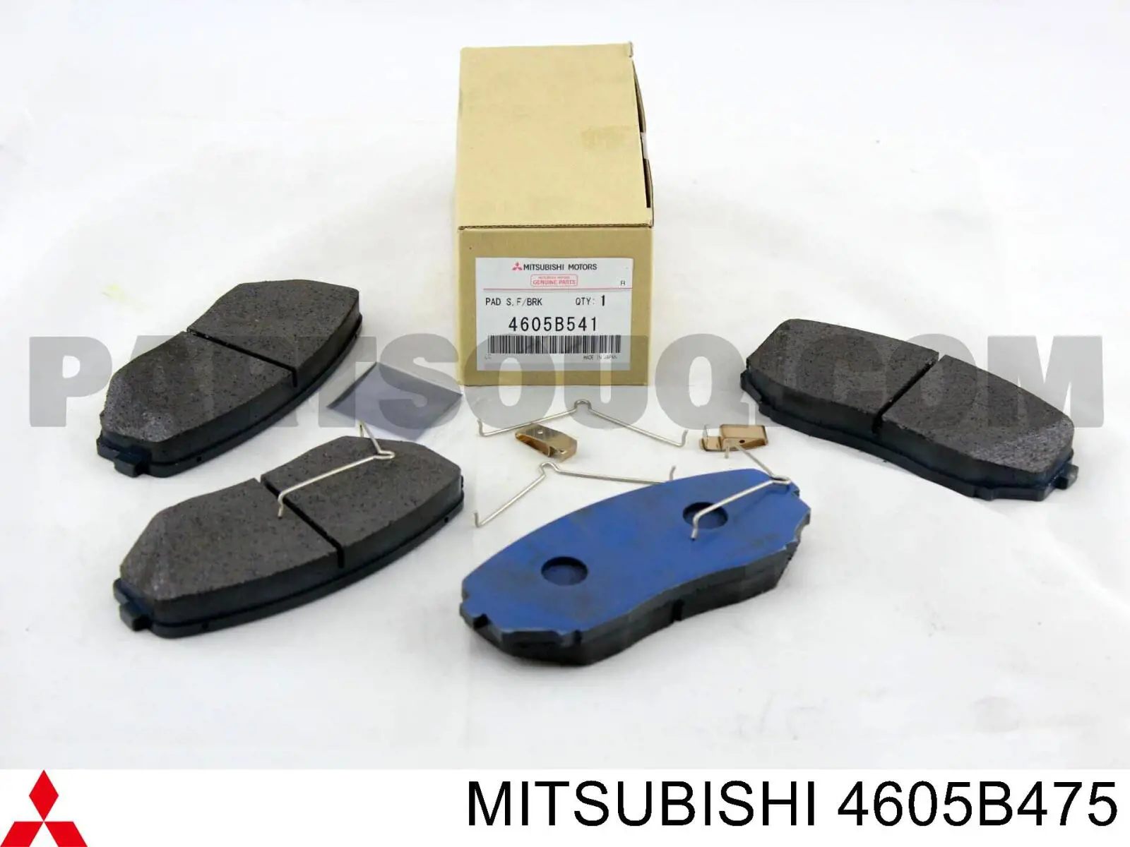 4605B475 Mitsubishi колодки тормозные передние дисковые