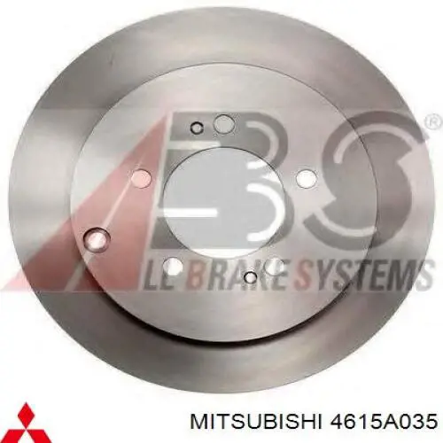 4615A035 Mitsubishi диск тормозной задний