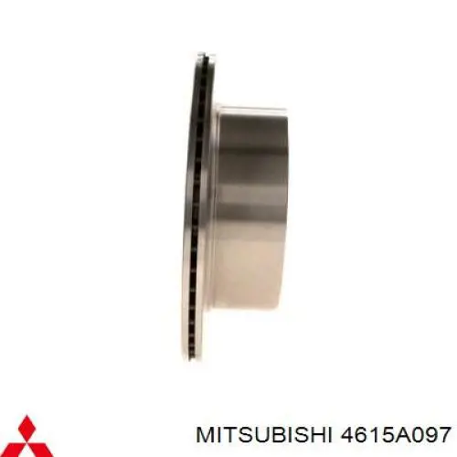 Disco do freio traseiro 4615A097 Mitsubishi