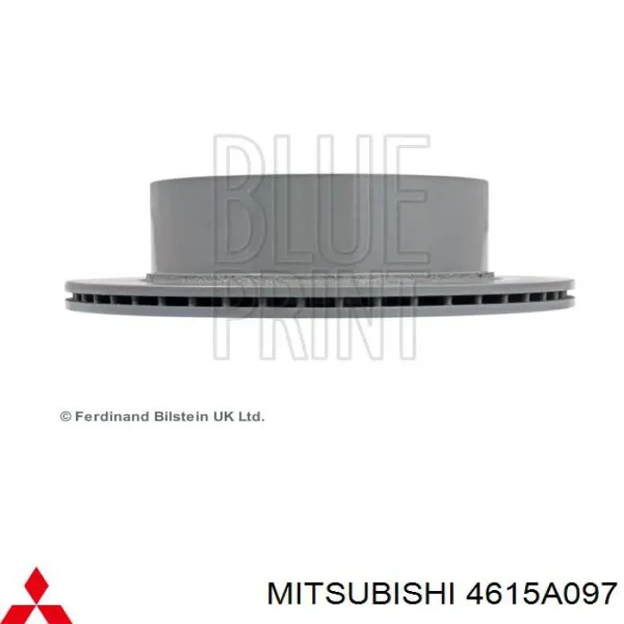 Disco do freio traseiro Mitsubishi 4615A097