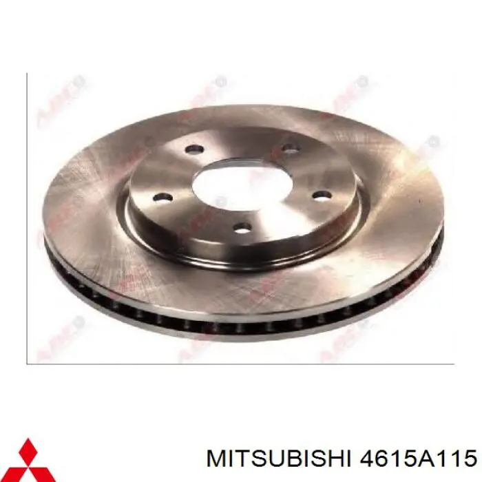 4615A115 Mitsubishi диск тормозной передний