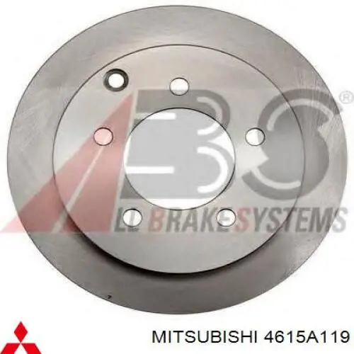 Диск тормозной задний Mitsubishi 4615A119