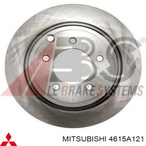 4615A121 Mitsubishi диск тормозной задний