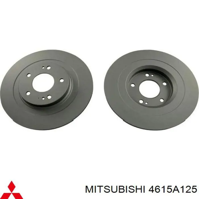 Купить 4615A125 Mitsubishi Диск тормозной задний