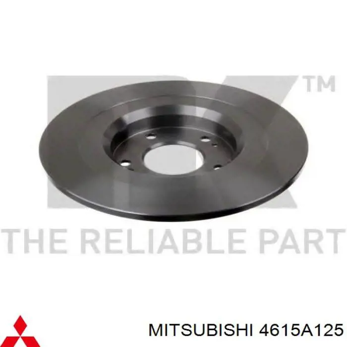 Тормозные диски 4615A125 Mitsubishi