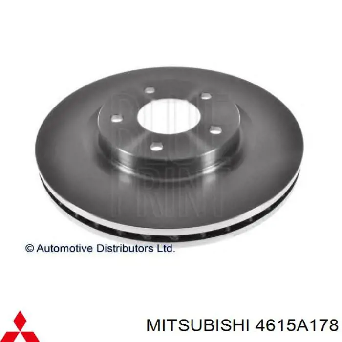 Disco do freio dianteiro Mitsubishi 4615A178