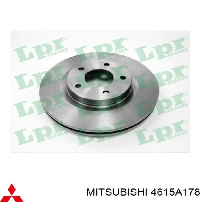 Disco do freio dianteiro Mitsubishi 4615A178 preço, a partir de 83,91 USD