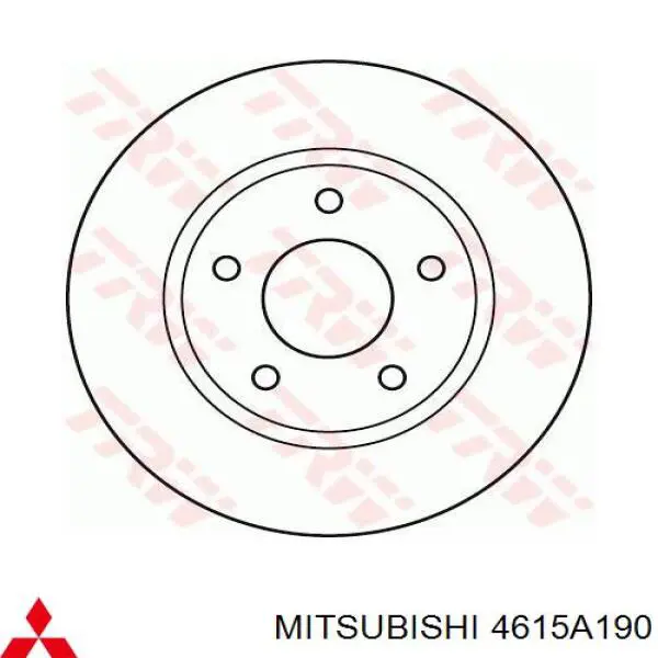 Передние тормозные диски 4615A190 Mitsubishi