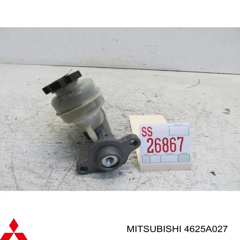 Цилиндр главный тормоза (гидротормозов) Mitsubishi 4625A027 цена, от 62.08 USD