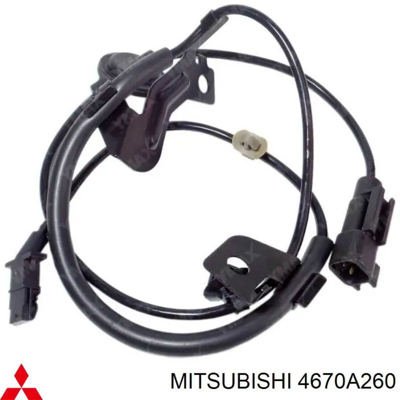 4670A260 Mitsubishi sensor abs traseiro direito