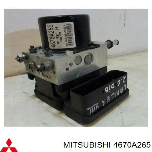 4670A265 Mitsubishi насос абс (abs главного тормозного цилиндра)