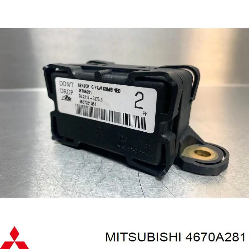 4670A281 Mitsubishi датчик поперечного ускорения (esp)