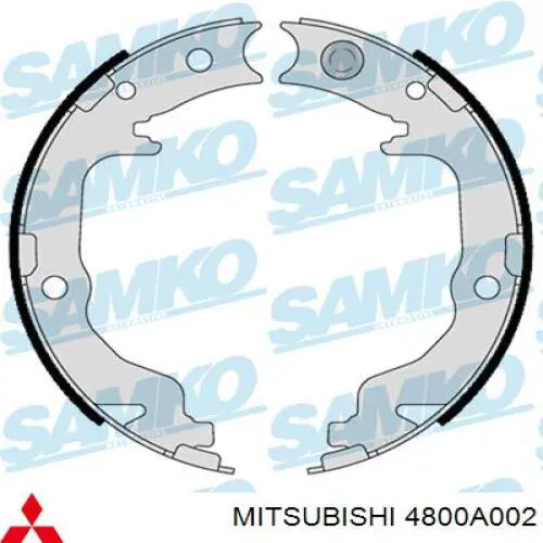 Колодки стояночного тормоза Mitsubishi 4800A002