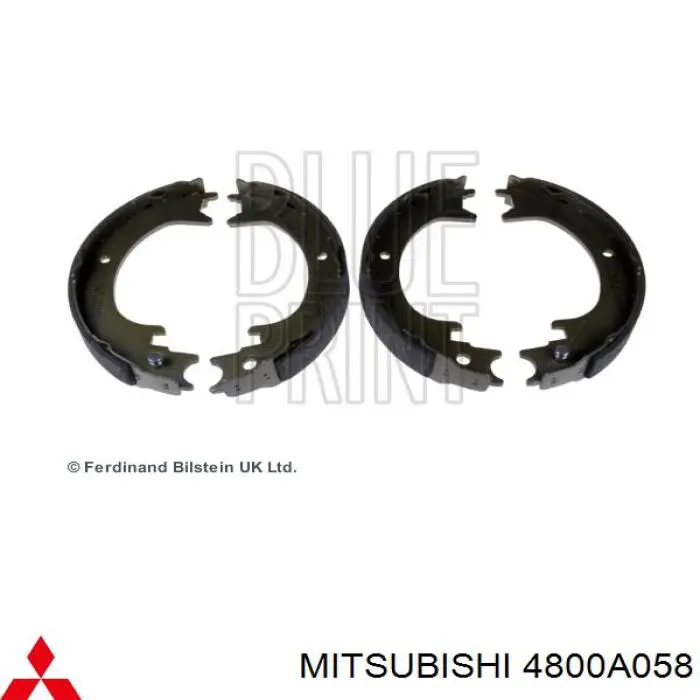 Колодки ручника 4800A058 Mitsubishi