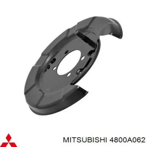 4800A062 Mitsubishi proteção direita do freio de disco traseiro