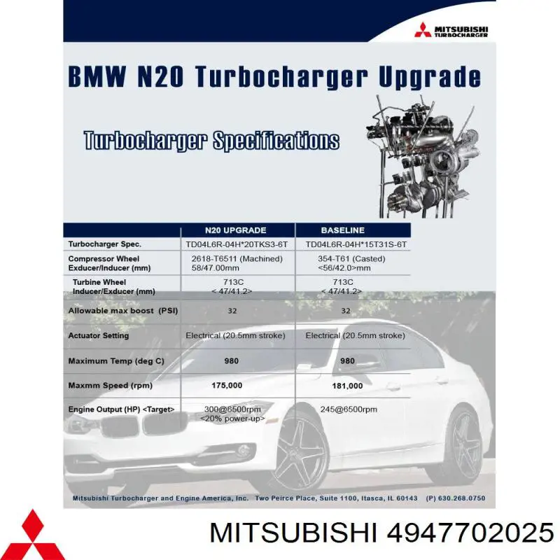 Турбокомпрессор BMW 7642469