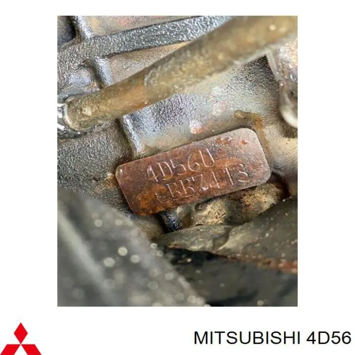 4D56 Mitsubishi Мотор в сборе