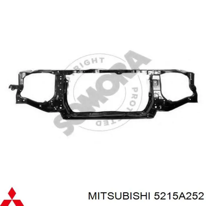 5215A175 Mitsubishi суппорт радиатора в сборе (монтажная панель крепления фар)