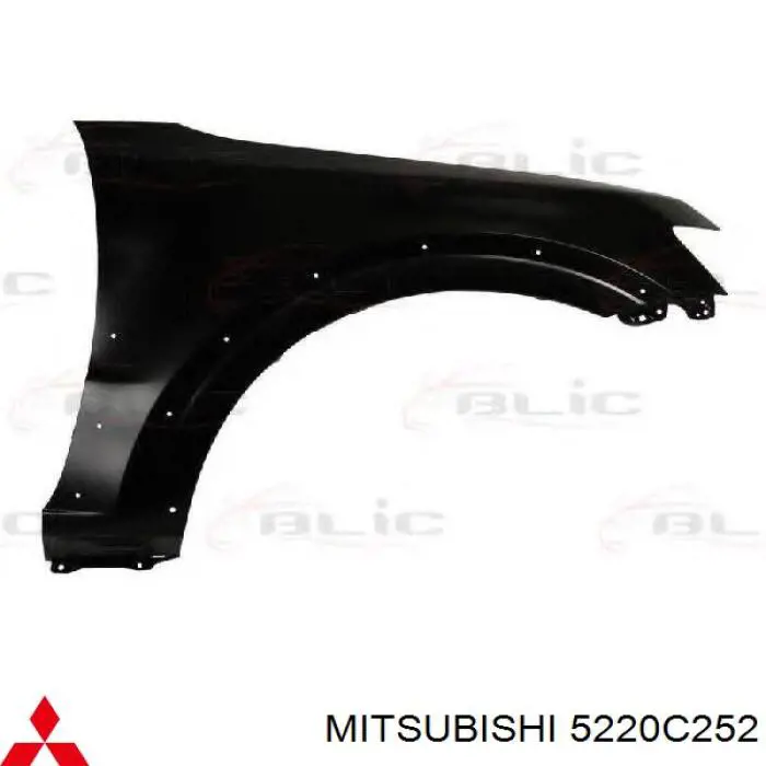 Крыло переднее правое 5220C252 Mitsubishi