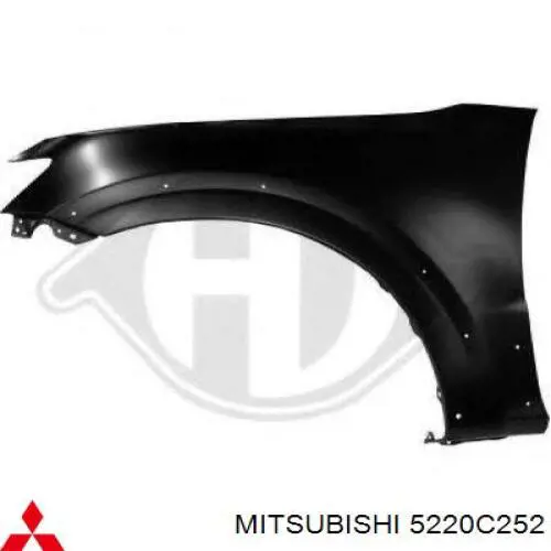 Боковая часть передняя правая Mitsubishi 5220C252 цена, от 67.67 USD