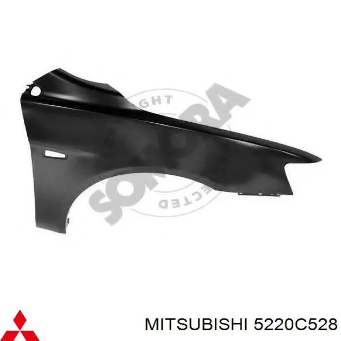 Боковая часть передняя правая Mitsubishi 5220C528 цена, от 35.21 USD