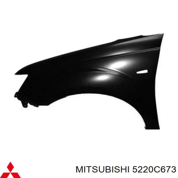 Крыло левое Митсубиси Аутлендер II XL