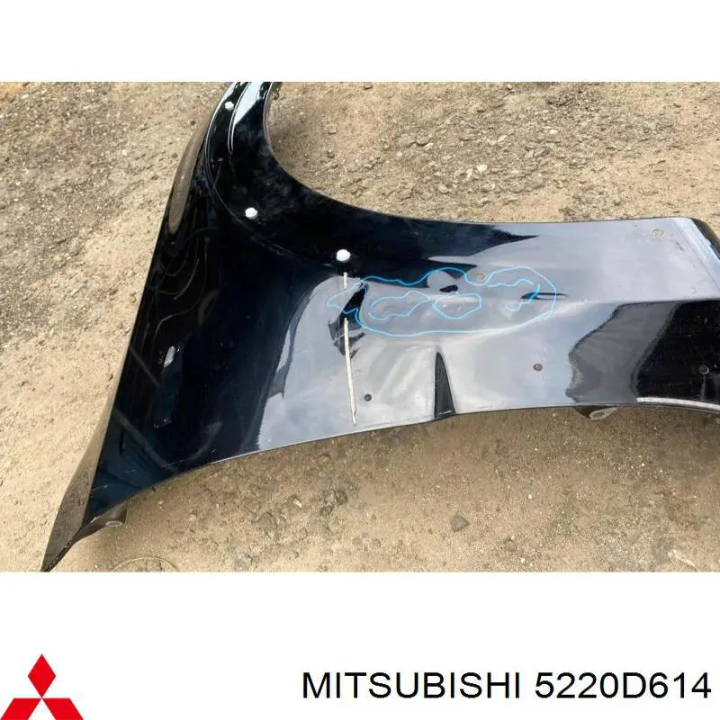 Крыло переднее правое 5220D614 Mitsubishi