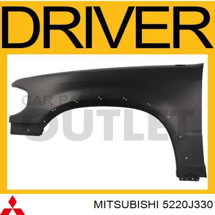 Боковая часть передняя правая Mitsubishi 5220J330 цена, от 180.54 USD
