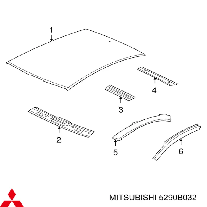 Крыша на Mitsubishi Lancer X 