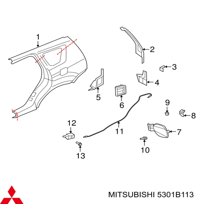 Купить 5301B113 Mitsubishi 