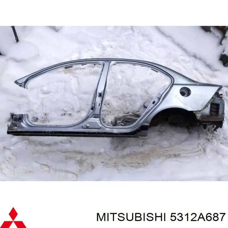 5312A687 Mitsubishi Стойка центральная, левая