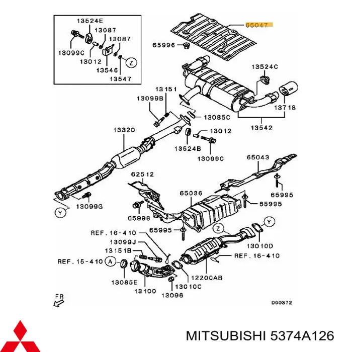 5374A126 Mitsubishi 