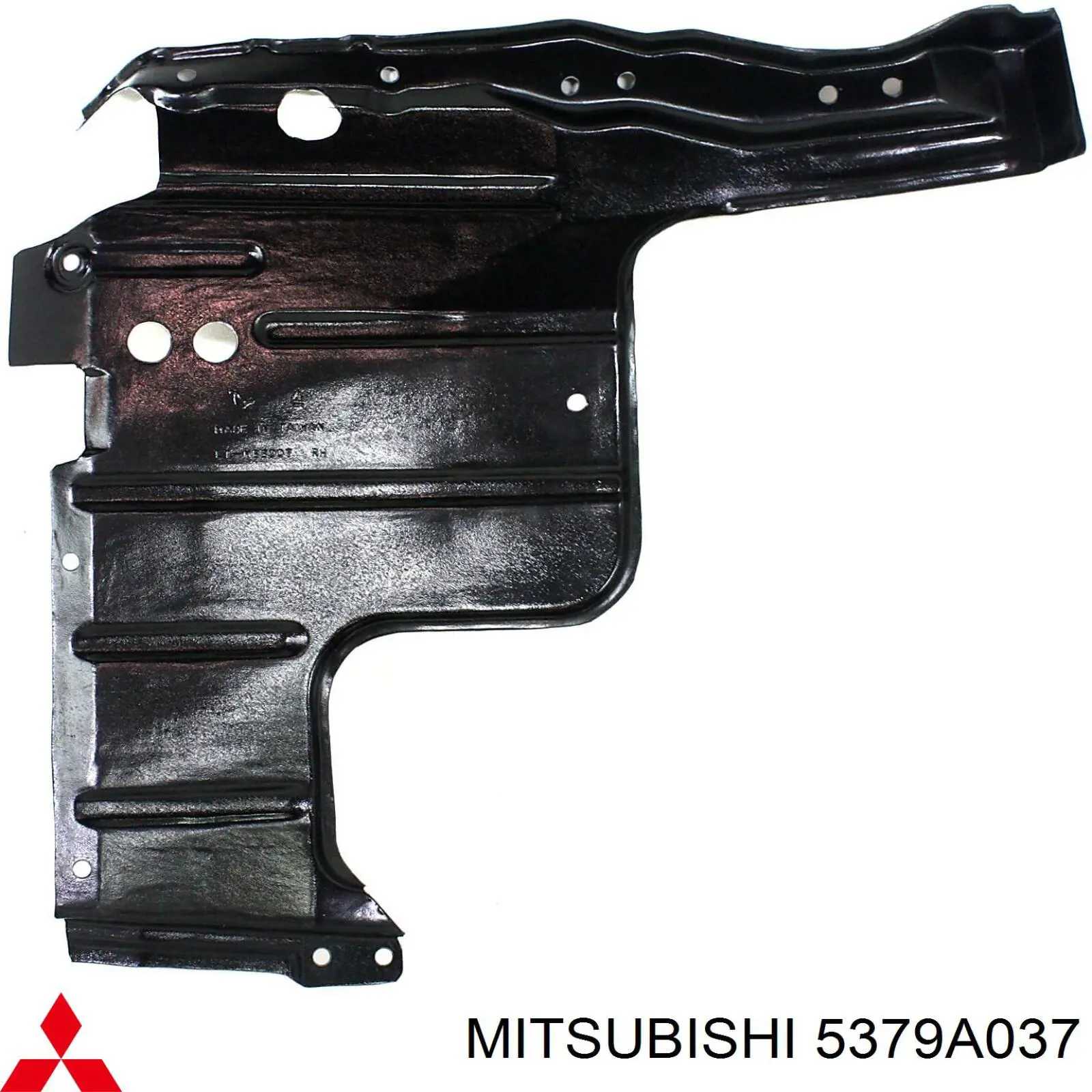 Proteção de fundo esquerda para Mitsubishi Outlander (GF, GG)