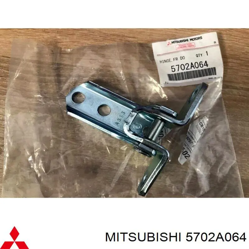 Bisagra de puerta delantera izquierda 5702A064 Mitsubishi