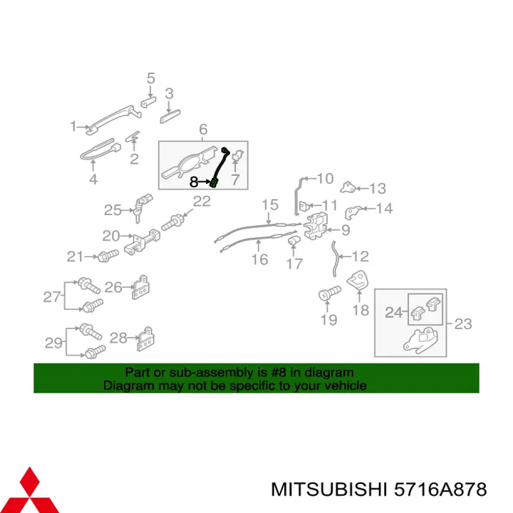  5716A878 Mitsubishi