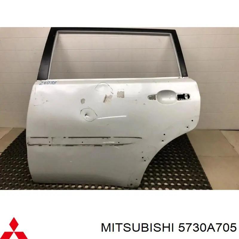 Porta traseira esquerda para Mitsubishi Pajero (KH)