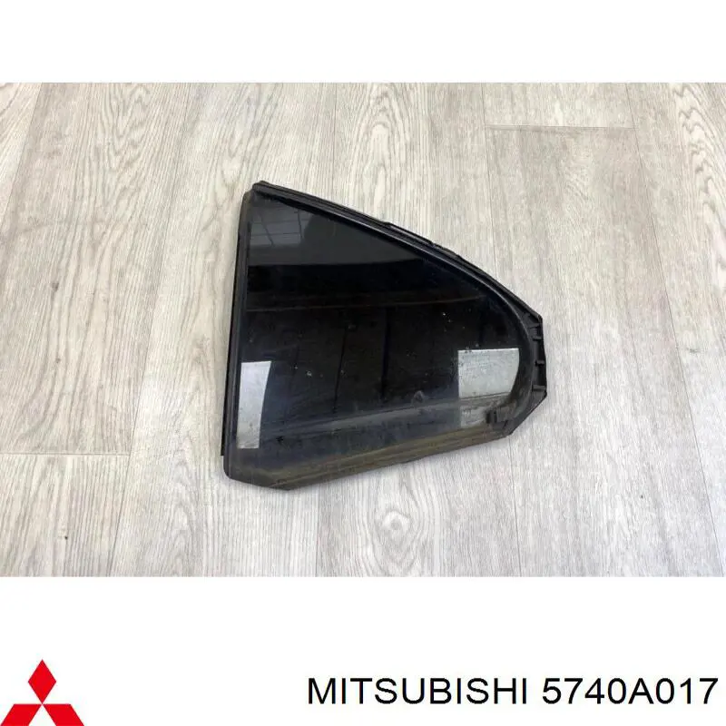 Vidro de janelo da porta traseira esquerda para Mitsubishi Lancer (CY_A, CZ_A)