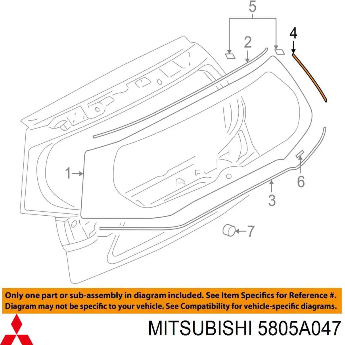  5805A047 Mitsubishi