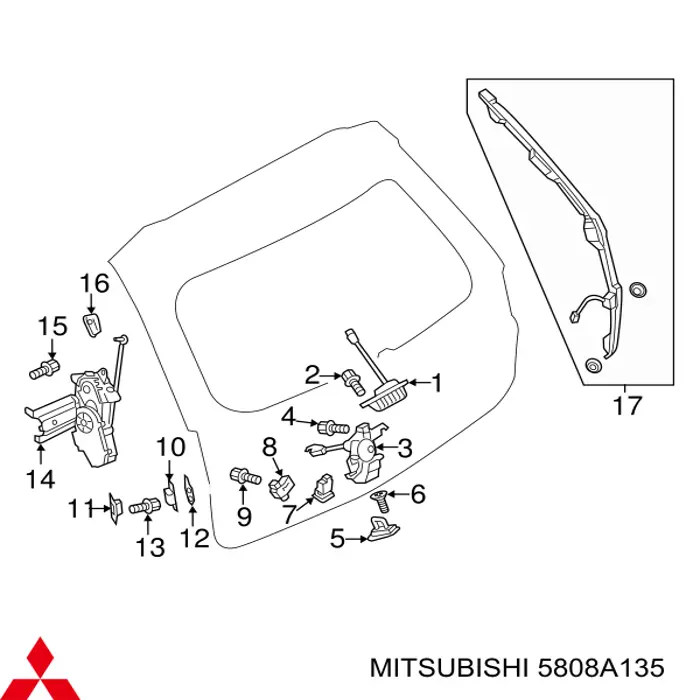  5808A135 Mitsubishi