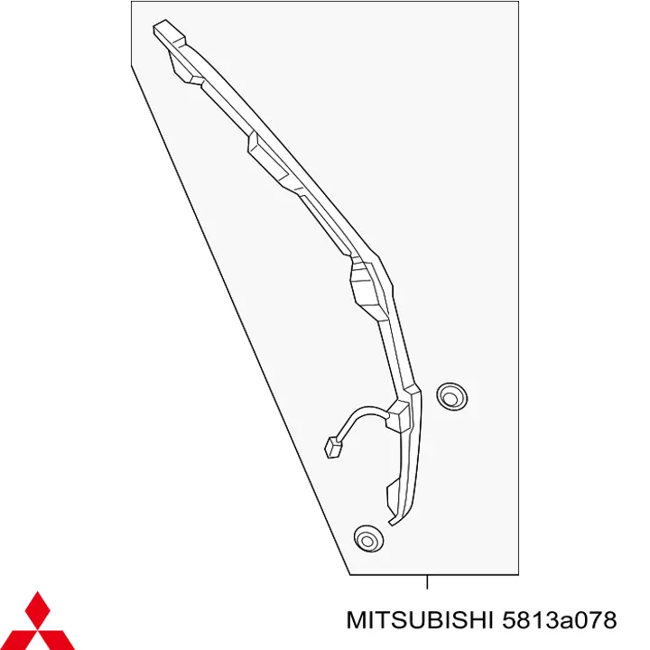 Датчик открытия крышки багажника/задней двери (ляды) MITSUBISHI 5813A078