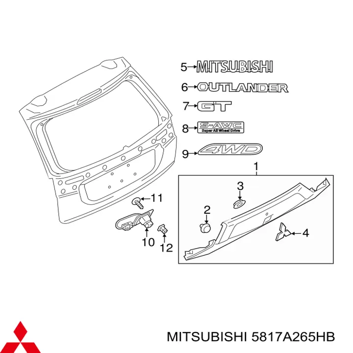 5817A265HB Mitsubishi