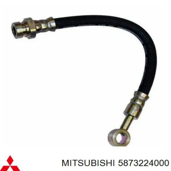 Шланг тормозной передний 5873224000 Mitsubishi