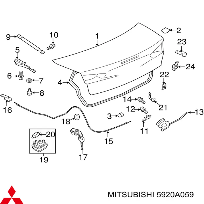  5920A059 Mitsubishi